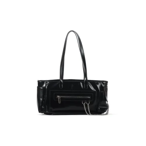 Gudair ПУ (полиуретан) Вощеная кожа Сумка Сумка через плечо Стандартная Женская Белая Черная