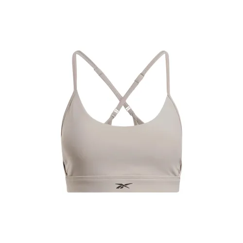 Reebok Серо-фиолетовый Сиреневый Женские Бюстгальтеры