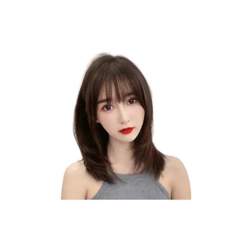 LOUIS FERRE LUIGI Свежий Волосы на ключице Женская Перукка Длинные Прямые Волосы