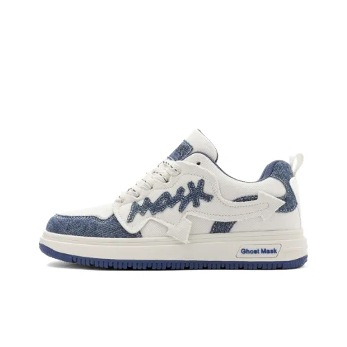 Ghost Mask Fashion Casual Скейтборд Кроссовки Унисекс Белый