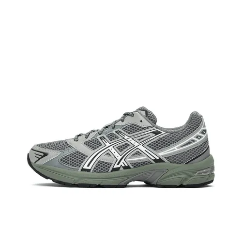 Asics Gel 1130 Устойчивые к истиранию Низкие Кроссовки для Бега Унисекс Серый Зеленый
