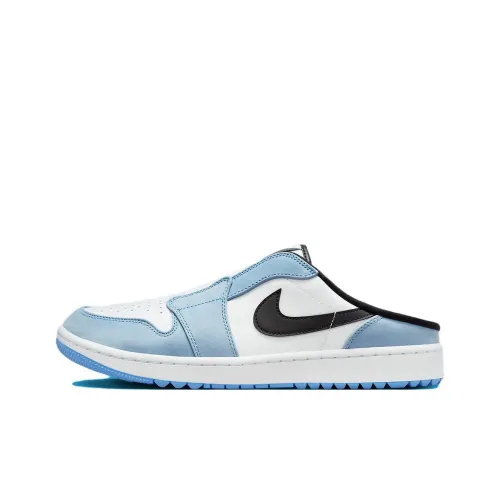 Jordan Air Jordan 1 Скейтборд Кроссовки Низкие Синий Белый Черный Унисекс