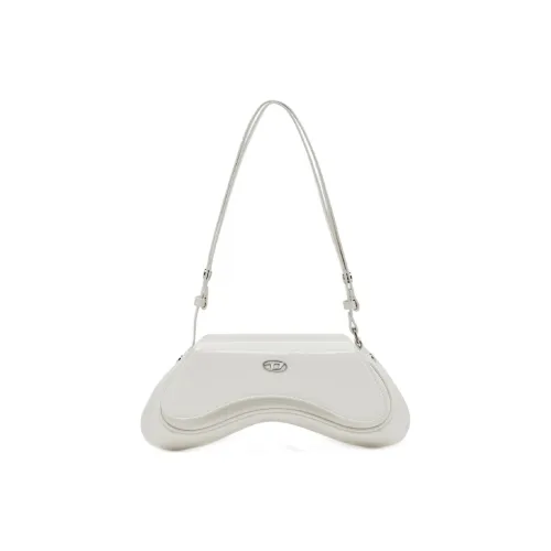 DIESEL Полиуретан Сумка Сумка через плечо Женская Белая