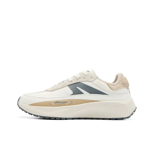 QIAODAN Monologue 3,0 Повседневный Низкий Топ Сырой Деним Айвори Женские