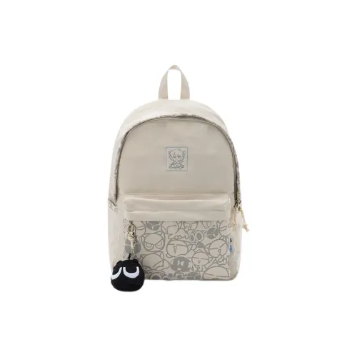 SEM R Полиэстер Ноутбук Сумка Рюкзак Большой Унисекс Экрю черный