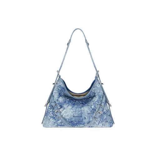 Givenchy Voyou Denim Сумка через плечо Женская Средняя Темно-синяя