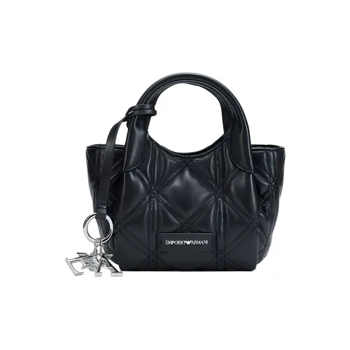 EMPORIO ARMANI ПУ (полиуретан) Синтетическая кожа Сумка Женская Черная