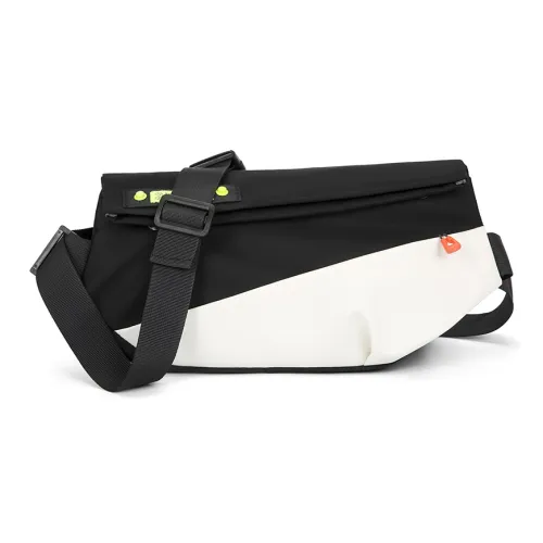 MOK Nylon Sling Bag Унисекс Pure Black Черный Зеленый Синий Розовый
