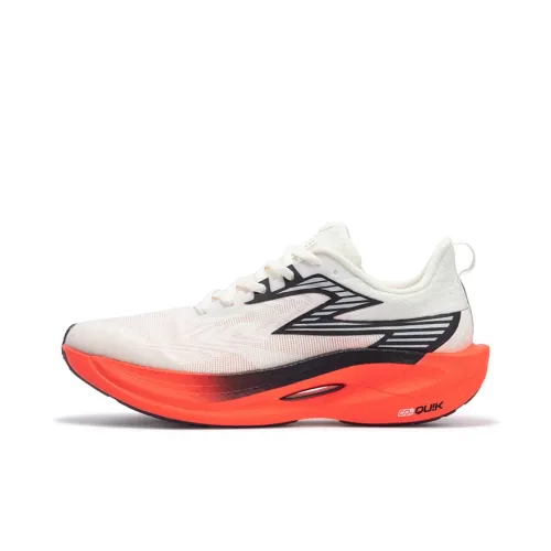 361° Fly 2ET Амортизаторы Slip-resistant устойчивые к истиранию дышащие низкий топ беговые кроссовки Унисекс Белый Красный