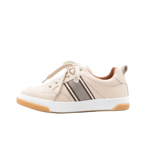 Sarah Chofakian LADY Bird Low Топ Скейтборд Кроссовки Женские Бежево-коричневый