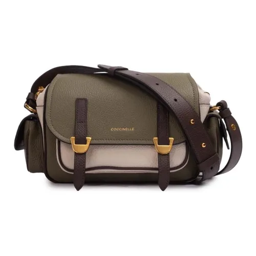 COCCINELLE GRAIN LEATHER Сумка через плечо Маленькая Женская Зеленая