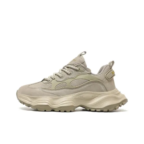 X Zone Дышащий Покрытие Устойчивый к воздействию Легкий Увеличивающий Высоту Низкий Топ Кроссовки с Толстой Подошвой Мужские