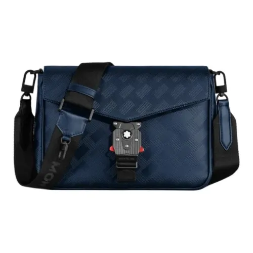 MONTBLANC Корова Кожа Конверт Сумка Сумка через плечо Мужская Чернила Синий