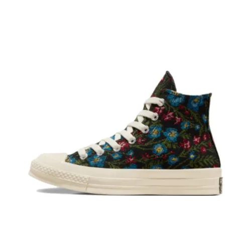 Converse Chuck 70 Скейтборд Кроссовки Высокие Черные Женские