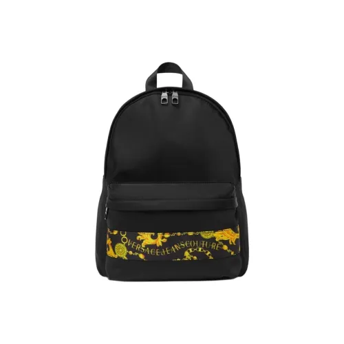 VERSACE JEANS COUTURE Полиэстер Рюкзак Мужской Черный Банановый Желтый