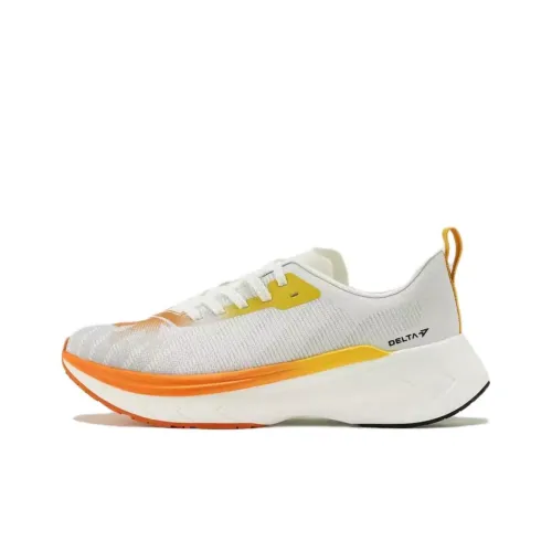 DESCENTE DELTA Collection Беговые кроссовки Низкий верх Белый Оранжевый Женские