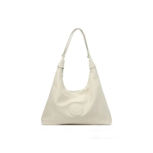 Gudair ПУ (полиуретан) Тоут Сумка Сумка для покупок Сумка на плечо Стандартная Женская Экрю Черная