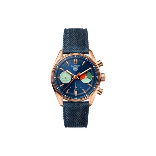 TAG HEUER Автоматический Механический Movement Унисекс Carrera Collection Часы 39 мм Синие