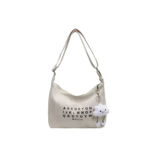 Тот Сумка Сумка через плечо Сумка на плечо Стандартная Женская Белая Буква Белое Сердце