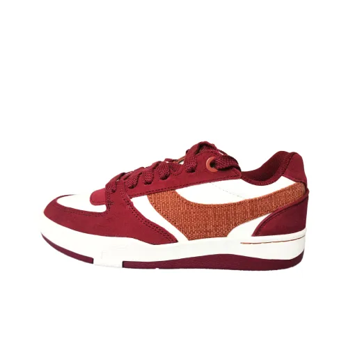 LINING Низкие Кроссовки для Скейтбординга Мужские Бордовые