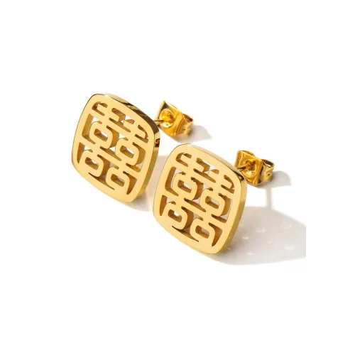 DWCP Титановые и стальные серьги-гвоздики унисекс