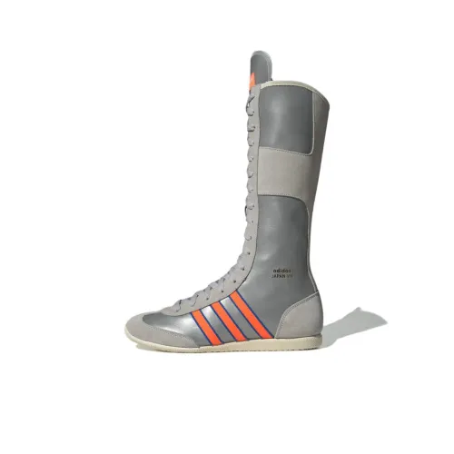 Adidas VH Колено Высокие сапоги Матовый серебристый/Солнечно-оранжевый/Серый Нет. 2 Женские