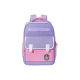 Жёлтый логотип, светло-фиолетовый