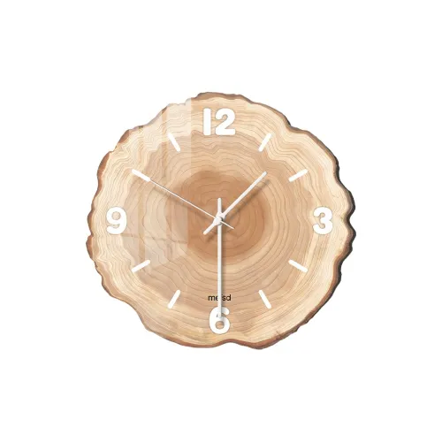 Meishida Sweeping Seconds Movement Унисекс Настенные часы Желтый