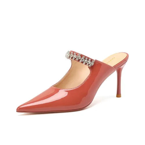 Qiandongmeili Резиновая подошва Домашние тапочки Женские