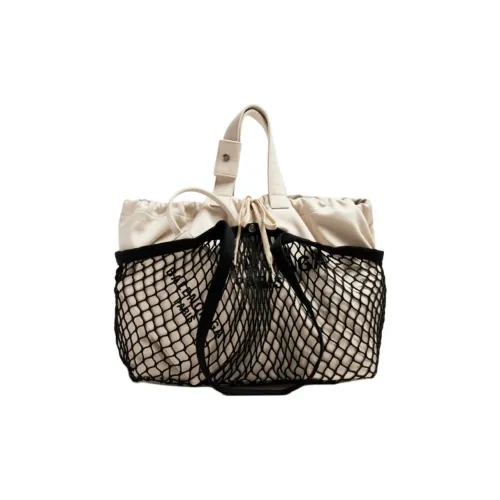 Balenciaga Canvas Bag Tote Bag Shopping Bag Shoulder Bag Handbag Medium Women's Cream Black Balenciaga Холщовая сумка Тоут сумка Сумка для покупок Сумка через плечо Сумка среднего размера Женская Кремовая и Черная