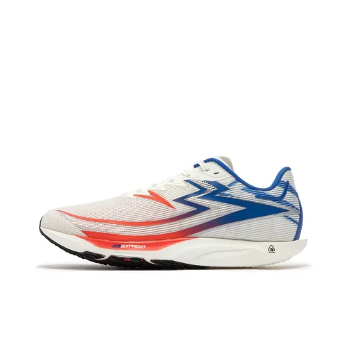 361° Амортизаторы Slip-resistant устойчивые к истиранию дышащие низкий топ тренировочные беговые кроссовки унисекс числа синий