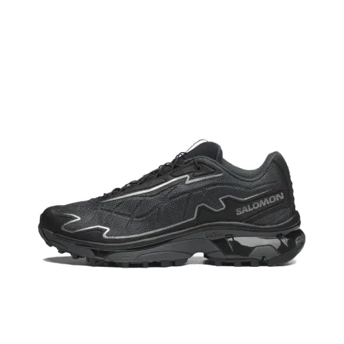 SALOMON XT Сланец Амортизаторы Устойчивые к износу Низкий топ Уличная обувь Унисекс Черный