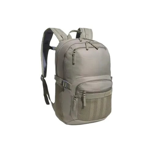 Adidas Рюкзак из переработанного полиэстера с тканью в рубчик обычный мужской светло-серый и цвет Clay Brown