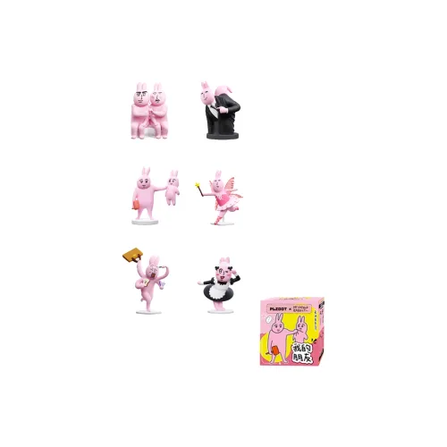 VEF Pink Rabbit MY Friend Коллекция Mystery Коробка 1 6 Слепые Коробки Один Mystery Коробка Полная Коробка 6 шт