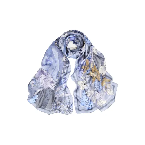 MARJAKURKI Шелковые шарфы для женщин