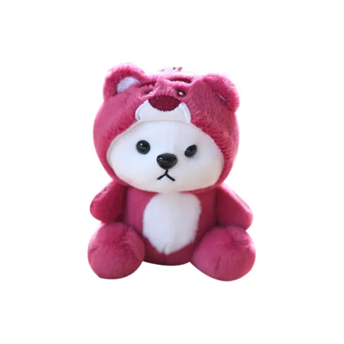 Happy Fish Transforming Медвежонок Брелок для сумки Ключница Плюшевая Подвеска 12 см Рекомендуемая высота