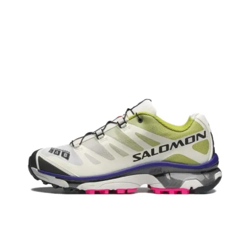 Salomon Collaboration XT 4 Беговые кроссовки Низкий топ Желтый/белый Унисекс