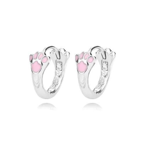 MUYAN Сплав Розовый Кошачья лапа Серьги Женские