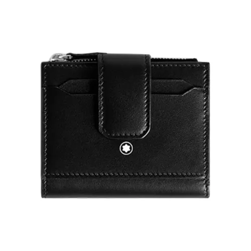 MONTBLANC Кошелек из коровьей кожи Mini Мужской Черный