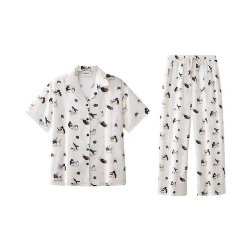 Wabi Town Пижамный комплект Женские Белые