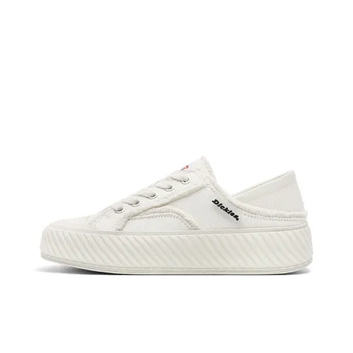 Dickies Легкие и Дышащие Низкие Кроссовки для Скейтбординга Женские Бежевые