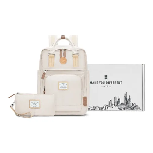 MYD Полиэстер Ноутбук Рюкзак Средний Унисекс Орехи