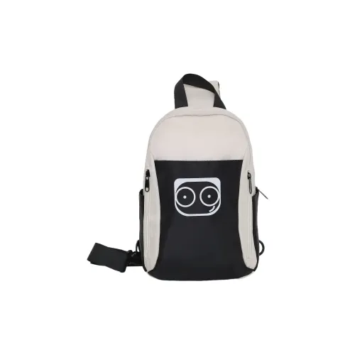 PULUWIRR Nylon Sling Bag Standard Unisex White Black Yellow Green Pink