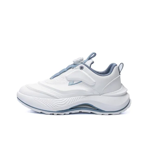 Warrior Устойчивый к истиранию противоскользящий низкий топ повседневная обувь мужская белая и синяя