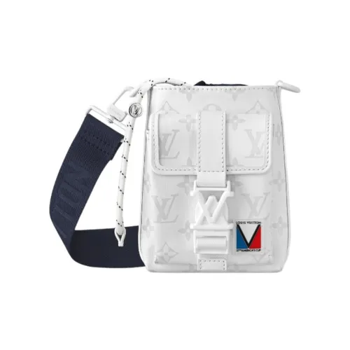 LOUIS VUITTON CONMEBOL Copa America Коллаборация Кожаная отделка Сумки через плечо Мужской Белый