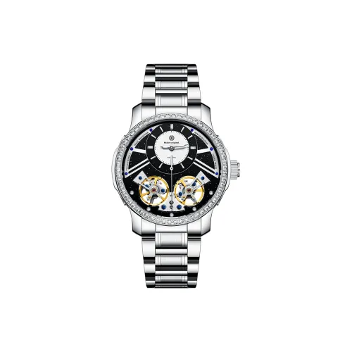 McElo Infinite Universe Collection Sirius Автоматический Механический Механизм Стальной Ремешок Часы Мужские Черный Циферблат