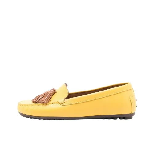 Sarah Chofakian Severine Мокасины Лоферы с резиновой подошвой Женские Желтые