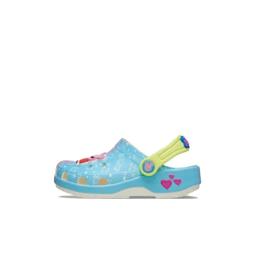 Crocs Детские сандалии синий и розовый для малышей