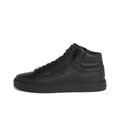 Calvin Klein High Топ Скейтборд Кроссовки 3,3 см Мужские Черные