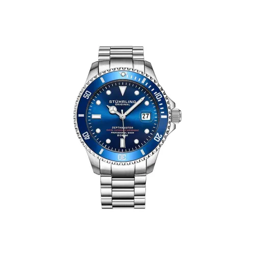 STUHRLING Автоматический Механический Часы Мужские Diver Collection 42mm*14mm*42mm Синий
